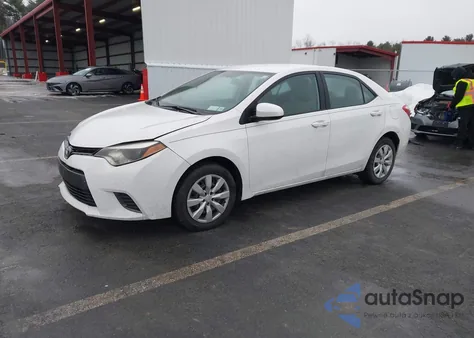 2016 Toyota Corolla Le from USA, damaged, VIN 5YFBURHE1GP438480